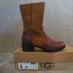 UGG LOU SUEDE / LEATHER BOOTS